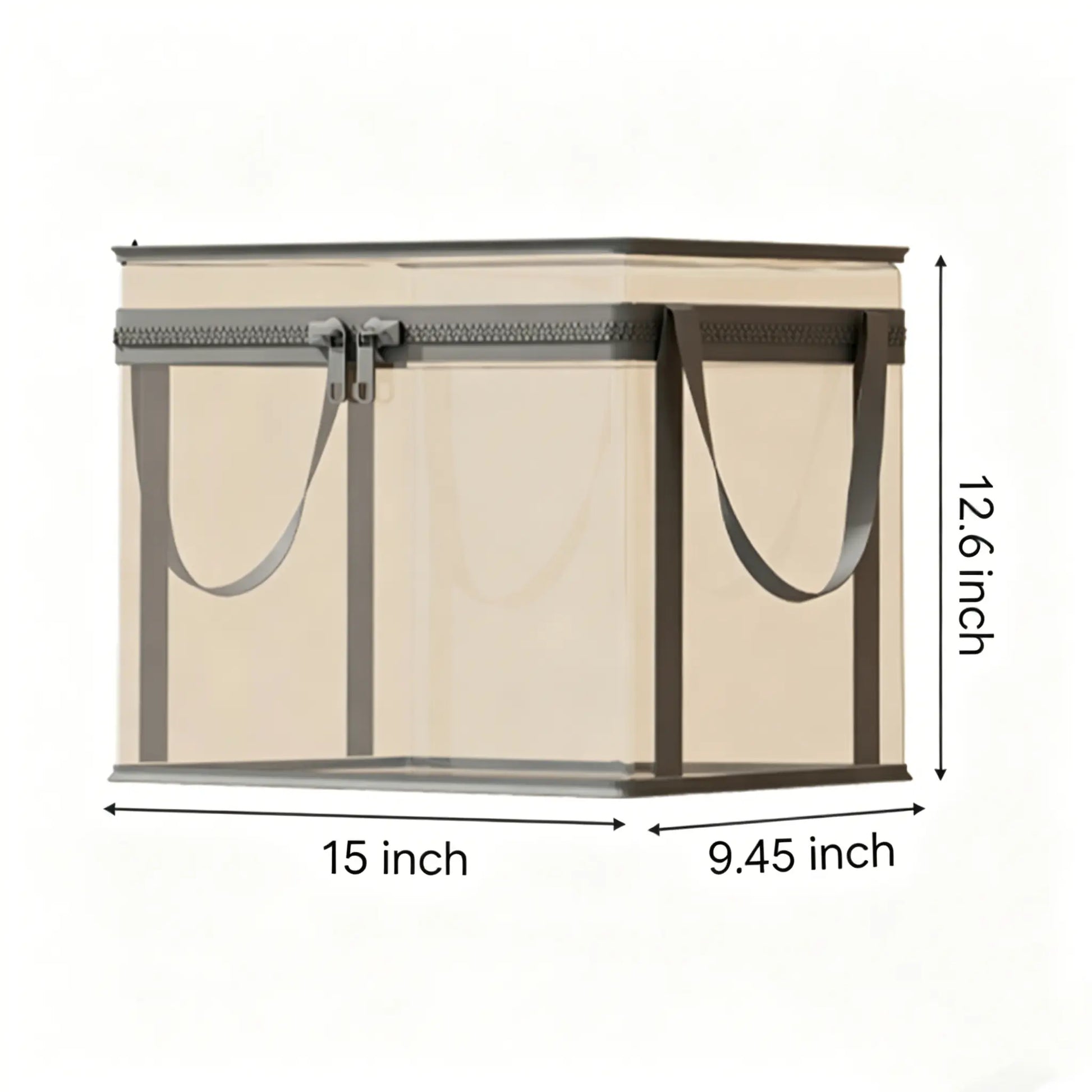 【 Free Shipping 】Large Clear Thick Plastic Storage Box with Hinged Lid, Heavy-Duty Durable High Capacity Organizer, Perfect for Home, Camping, Travel, Attic and Moving