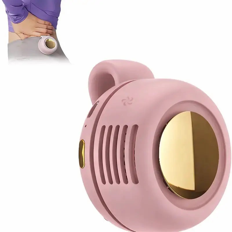 Westdeer Portable Silent Mini Bladeless Electric Fan,Adjustable 3-Speed Suspended Waist Fans,Phone Cooling Fan,Personal Fan,Rotating Bodyfan Suitable for Outdoor Travel,Fathersdaygift,Rechargeable Personal Fan,Handheld Turbo Fan,Perfect Gift