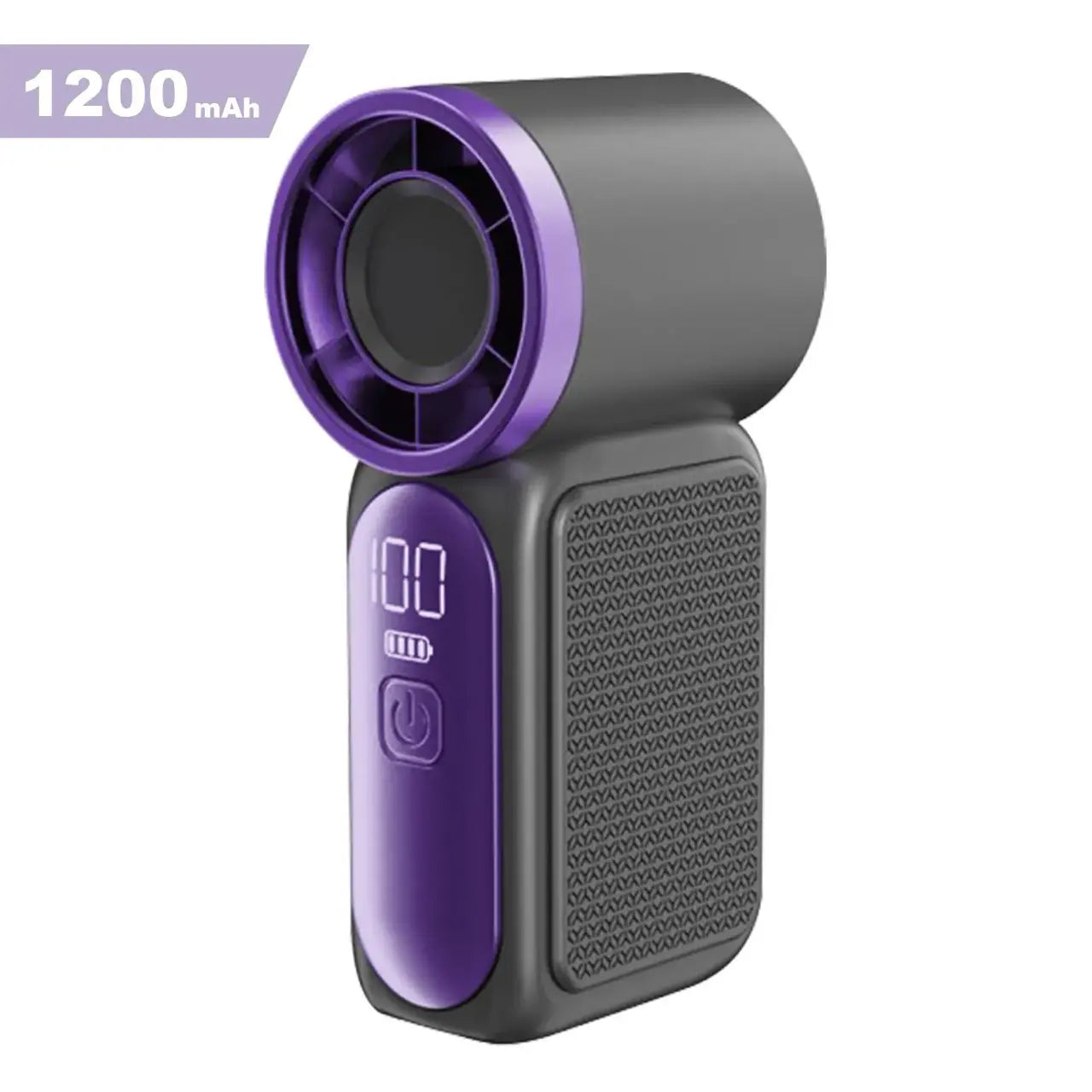 Mini Handheld Fan with LED Display – 6-Speed Turbo Pocket Fan for Women. USB Rechargeable, High-Speed Cooling for Travel & Makeup. Perfect Gift. Portable Refrigeration